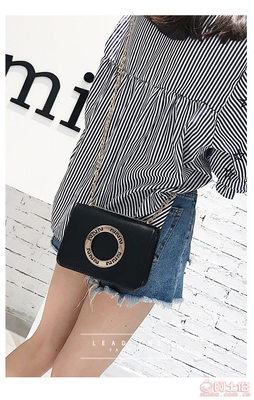 韓版百搭鏈條包 2017新款女包單肩斜挎小包L-1490，代理加盟一件代發